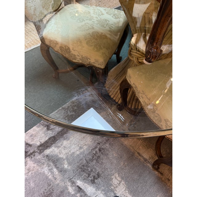 1960s Circa 1960 McGuire Fine Furniture Sheaf of Wheat Dining Table For Sale - Image 5 of 12