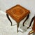 French French Style Walnut Wood Louis XVI Small Side Table Set For Sale - Image 3 of 6