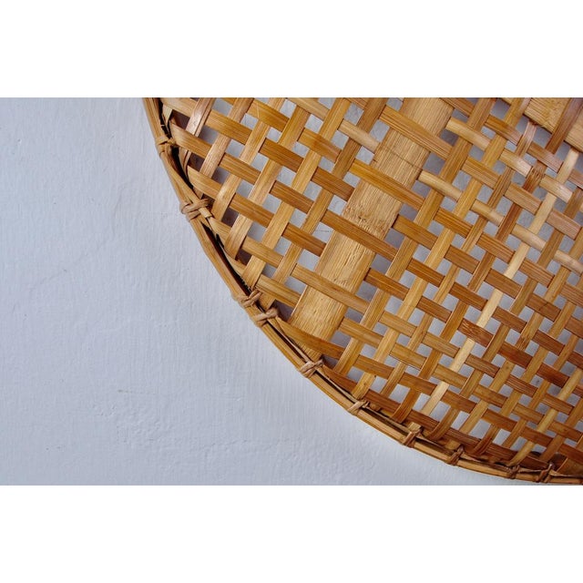 Wood Vintage Multi-Functional Decorative Object in Bamboo, 1960s For Sale - Image 7 of 15