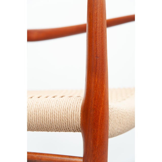 Vintage Model 56 Teak Chairs by Niels Otto Møller for J. L. Møller Furniture Factory, 1950s, Set of 2 For Sale - Image 14 of 18