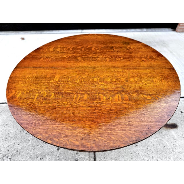 Antique Late 19th Century Tiger Wood Dining Table Claw Feet Chairish