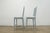 Blue Faux Bamboo Chippendale Bar Stools (Set of 4) For Sale - Image 8 of 18