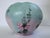 Baby Blue Early 20th Century Artist-Signed Hand-Painted Porcelain Rose Bowl Vase For Sale - Image 8 of 12