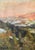 Paul Segieth, Landscape with Alpenglow, 1923, Oil on Canvas, Framed For Sale - Image 4 of 15