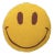 Smile Face Hook Pillow, 16" Diameter For Sale