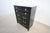 1960s French Louis XVI Style Black Lacquered Highboy With Brass Hardware | Newly Refinished For Sale - Image 5 of 18