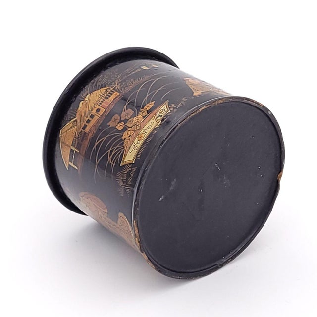 Late 19th Century Papier-Mâché String Box, England or France, Circa 1880 For Sale - Image 5 of 7