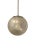 Metal Ceiling Pendant with Cracked Glass Dome, 1930s For Sale - Image 7 of 13