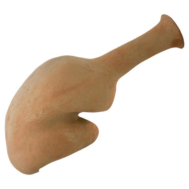 Cream On the Edge I Decorative Ceramic Vase by Lillian Tørlen For Sale - Image 8 of 8