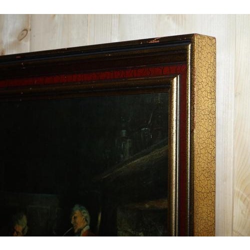 After F.M. Bennett, Great Content, Oil Painting, Framed For Sale - Image 9 of 13