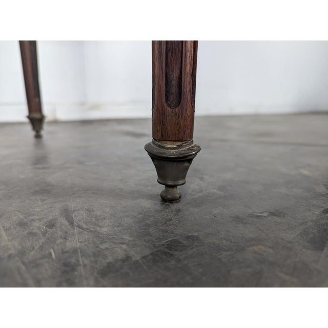 Mahogany Bouillotte Table, Late 19th Century For Sale - Image 5 of 8