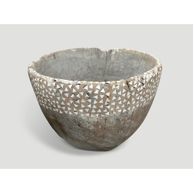 Shell Inlaid Bowl For Sale - Image 9 of 18