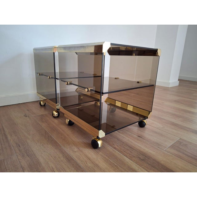 Metal Italian Coffee Tables, 1970s, Set of 2 For Sale - Image 7 of 18