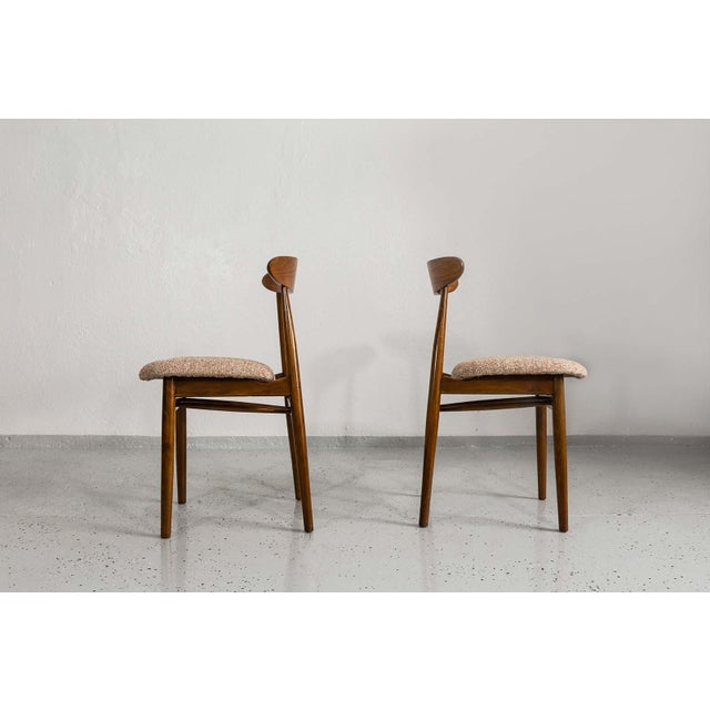 Orange Vintage Dining Chairs by ZFM, Poland, 1960s, Set of 4 For Sale - Image 8 of 18