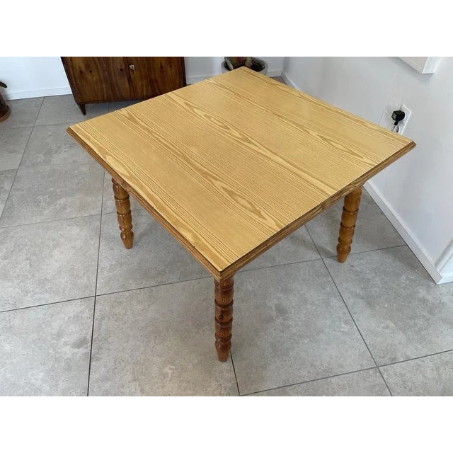 Farmers Side Table in Pine For Sale - Image 3 of 6