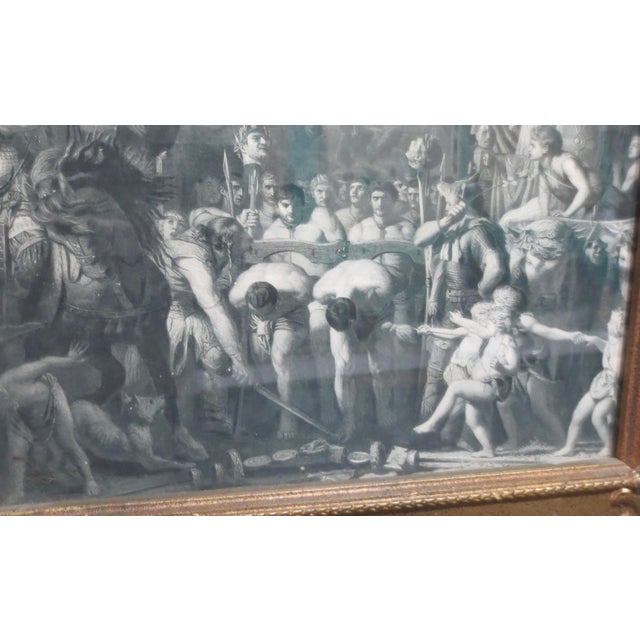 The Helvetians Pass the Romans Under the Yoke Framed. Charles Gleyre artist. A period book plate published in France circa...