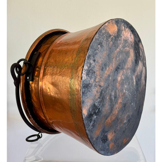 19th Century French Copper Cauldron For Sale - Image 13 of 15