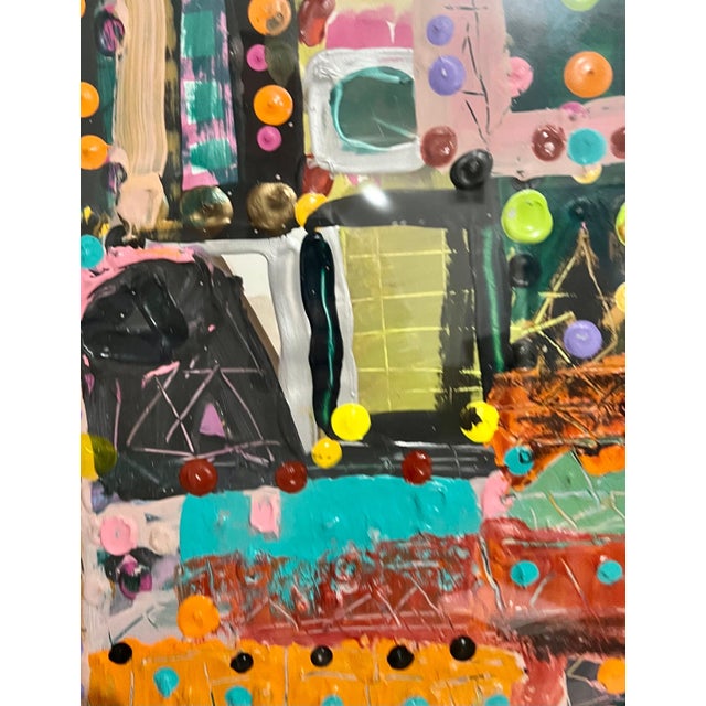 Lynne Golob Gelfman, Abstract Expressionist 1980s Painting Miami Woman Modernist Lynne Golob Gelfman, c.1983 For Sale - Image 12 of 18