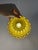 Cream White and Yellow Waffle Textured Pendant Lamp from Orrefors For Sale - Image 8 of 11
