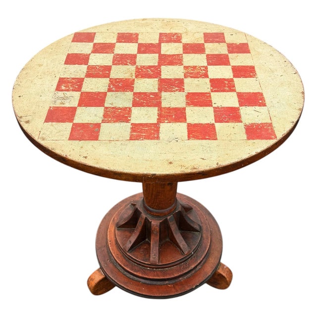Wood 19th Century American Games Table For Sale - Image 7 of 15