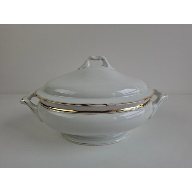 Art Deco Porcelain Soup Tureen by Duchcov Eduard Eichler, Czechoslovak, 1930s For Sale - Image 18 of 18