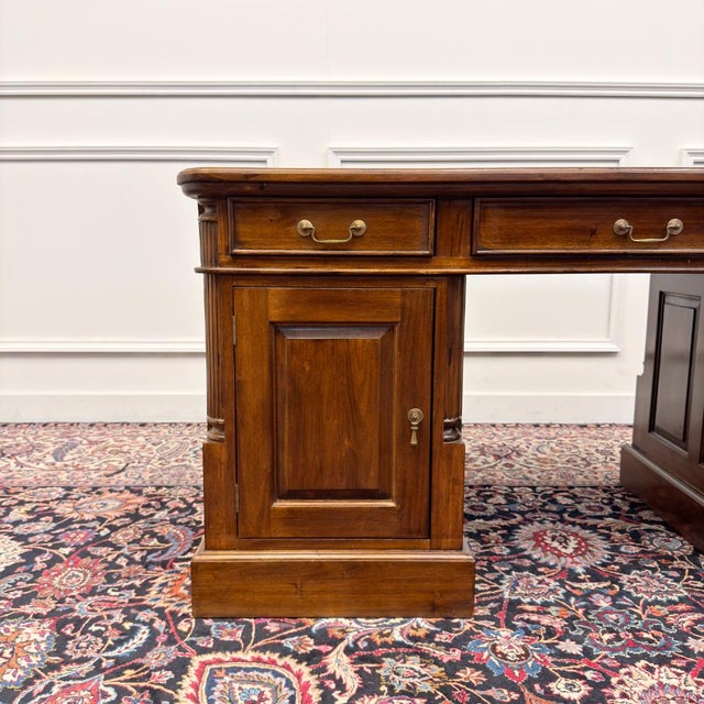 Classic English Chesterfield Desk For Sale - Image 9 of 18