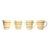 Dansk “Lemon Zest” Ceramic Mugs - Set of 4 For Sale