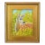 Fawn Deer Wildlife Nature Portrait Landscape Oil Painting Including the Antiqued Gold Wood Frame For Sale