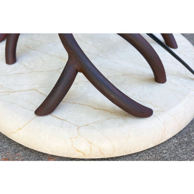 Pair of "Olivia" Floor Lamps Attributed to Jean Claude Mahey For Sale In Denver - Image 6 of 8