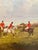19th Century Oil on Canvas Hunt Scenes a Pair For Sale - Image 4 of 12