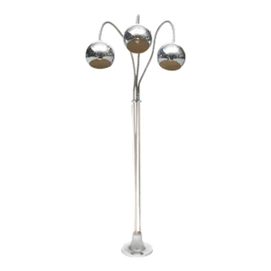 Chromed Vintage Italian Floor Lamp