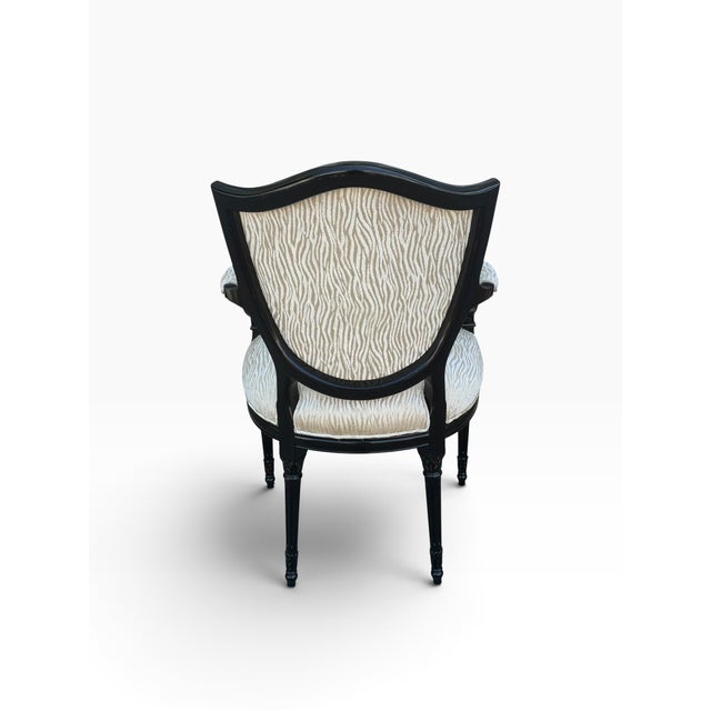 Gianfranco Ferre Home Regency Style Arm Chair For Sale - Image 9 of 9
