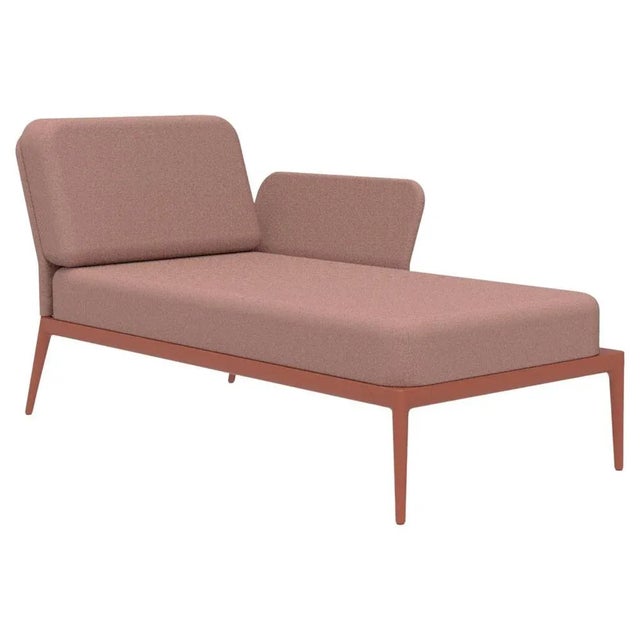 Cover Salmon Left Chaise Lounge by Mowee For Sale - Image 6 of 6