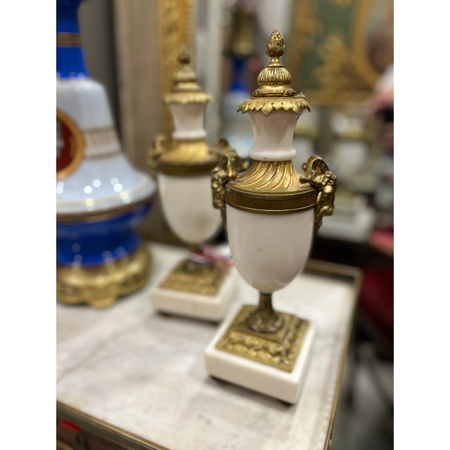 French Pair of 19th Century Louis XVI Cassolettes For Sale - Image 3 of 5