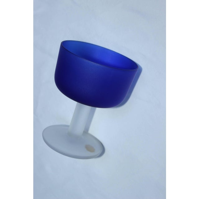 12 Italian Glass Goblets For Sale - Image 9 of 11