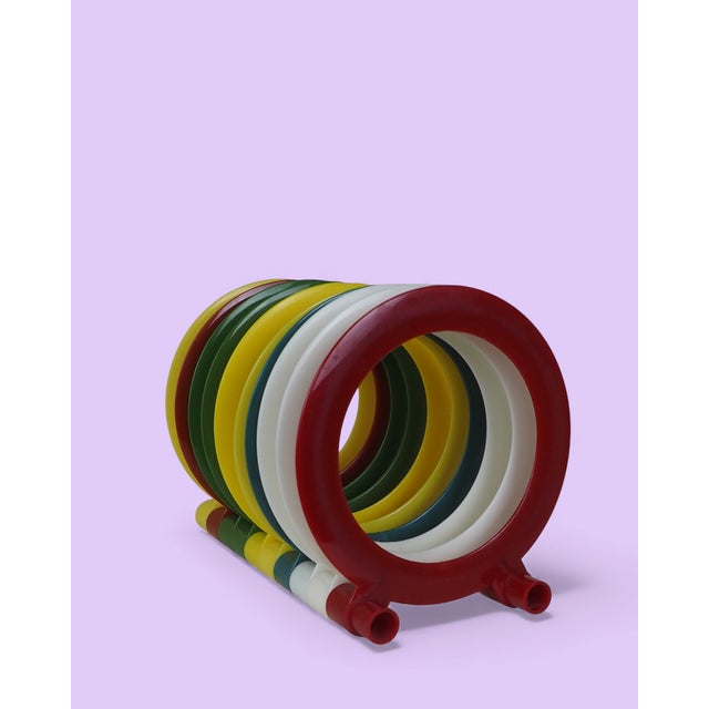 Vintage Modular Vinyl Record Holder from ZZG Veritas, Poland, 1970s For Sale - Image 6 of 17