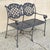 Tuscan Mediterranean Style Cast Aluminum Garden Patio Settee Loveseat Bench For Sale - Image 9 of 9