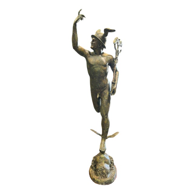 Large Sculpture of Mercury, 1950 For Sale