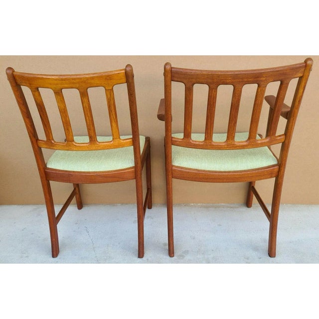 Brown Johannes Andersen Teak Dining Chairs for Uldum Møbelfabrik - Set of 4 For Sale - Image 8 of 13