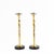 Gold Michael Aram Adam Candle Holders - a Pair For Sale - Image 8 of 12