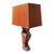 Mid-Century Sculptural Wood Table Lamp, Attributed to Yasha Heifetz For Sale