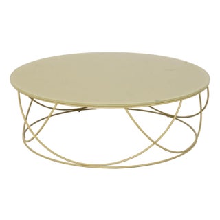 8770 Glass Green Olive Coffee Table from Rolf Benz For Sale