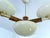 Vintage Art Deco Pendant Light in Wood and Glass, 1930s For Sale - Image 13 of 18