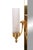 Mid-Century Modern Brass Wall Mirror with Lighting, Italy, 1950s For Sale - Image 4 of 8