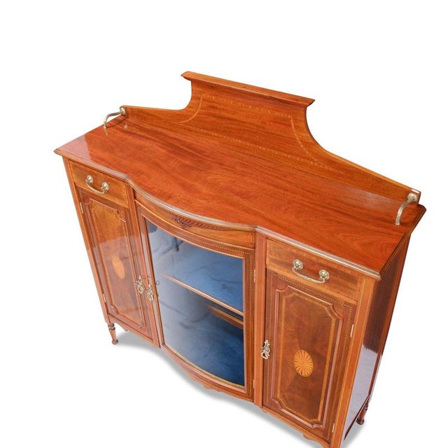 Edwardian Display Cabinet, England, 1900 For Sale - Image 4 of 9