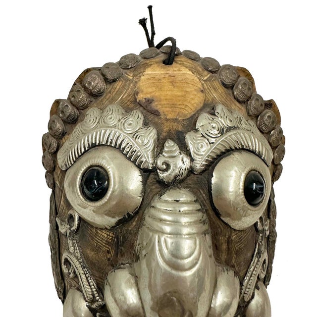 This item is a Tibetan Buddhist Kapala turtle shell ritual mask. The word Kapala is a Sanskrit term meaning "skull" or...
