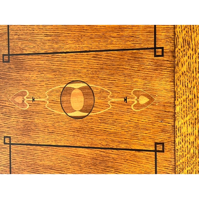 Vintage Stickley Harvey Ellis Millennium Edition Oak Blanket Chest For Sale In Boston - Image 6 of 10