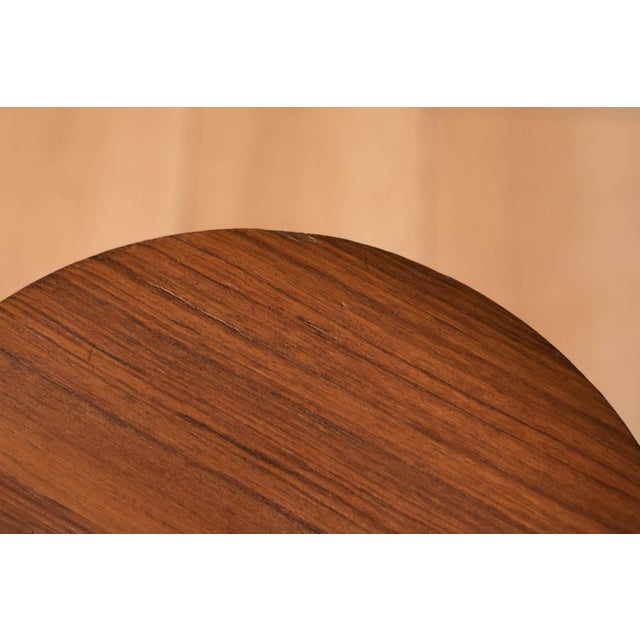 Danish Modern Round Teak Stacking Dot Stool End Table For Sale - Image 10 of 17