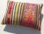 Kilim Rug Pillow Made from old turkish kilims Back side cotton and has closed with a solid hidden zipper size:14" x 20" It...