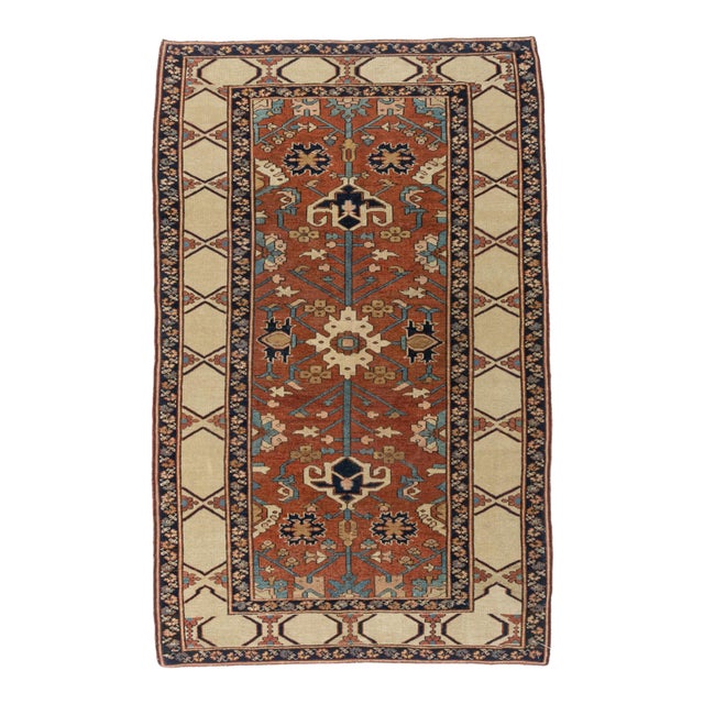 Antique Rug 4ft 8in X 7'ft 4in For Sale
